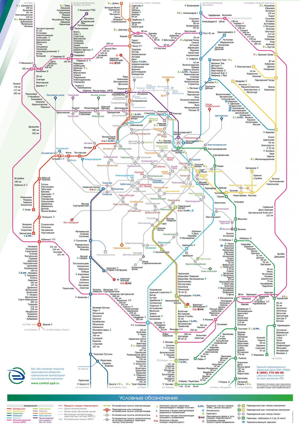 kartta Moskva juna