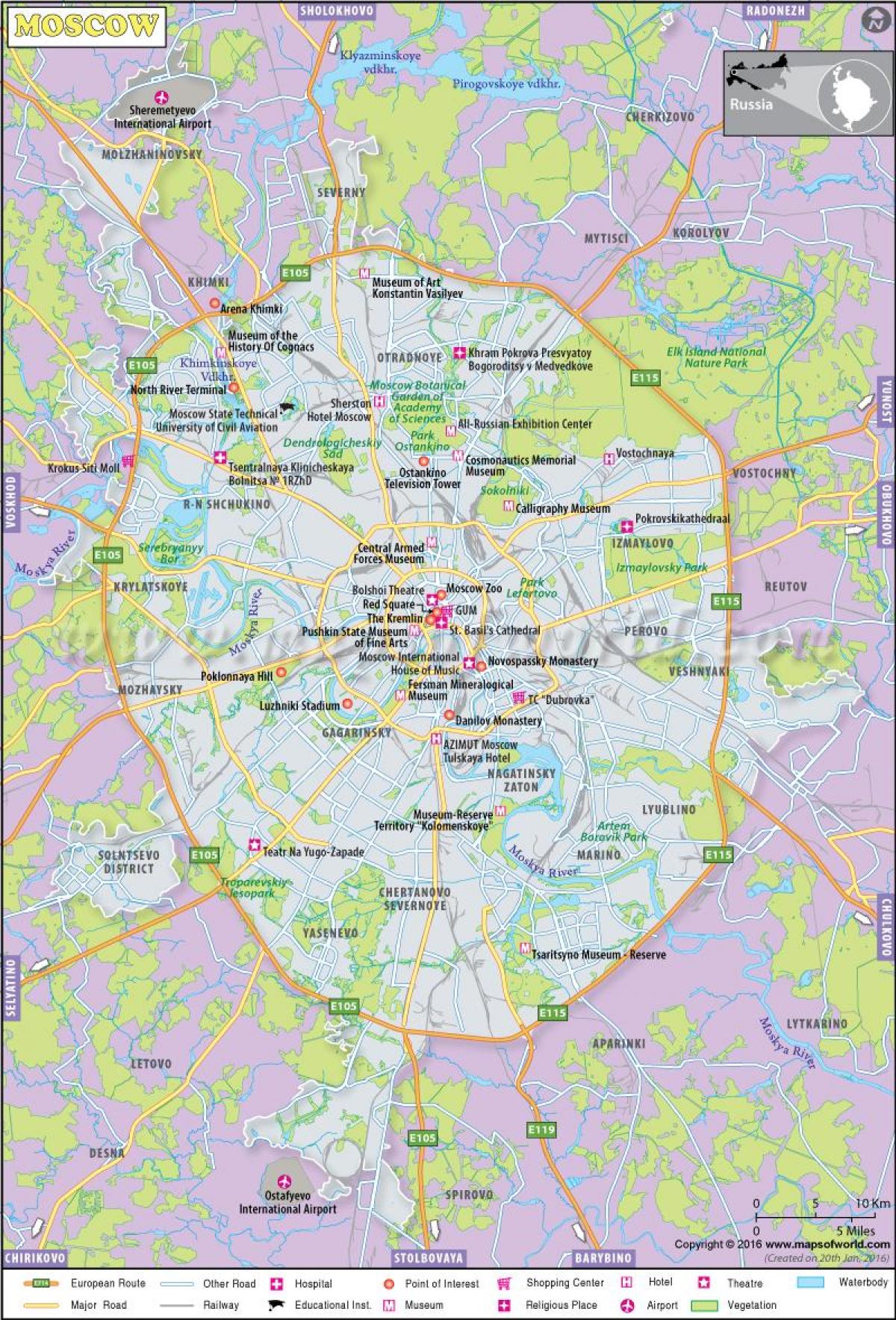 Moskovan kartalta