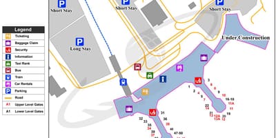 Kartta DME lentokenttä