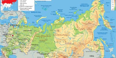 Venäjä Moskova kartta